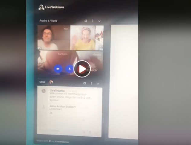 Möte online med LiveWebinar